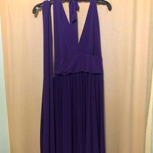 🤩 3/$10 Purple halter dress with sash